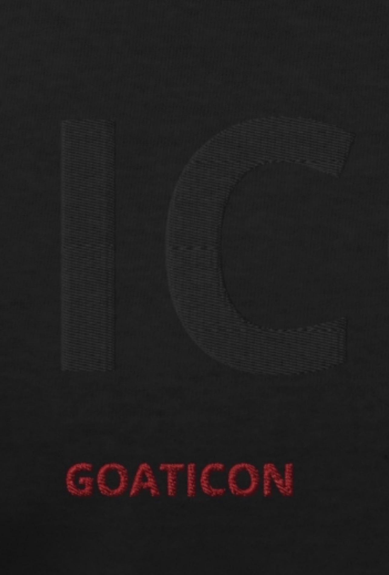 Embroidered ICON T-Shirt – Minimalist GOATICON Streetwear Tee