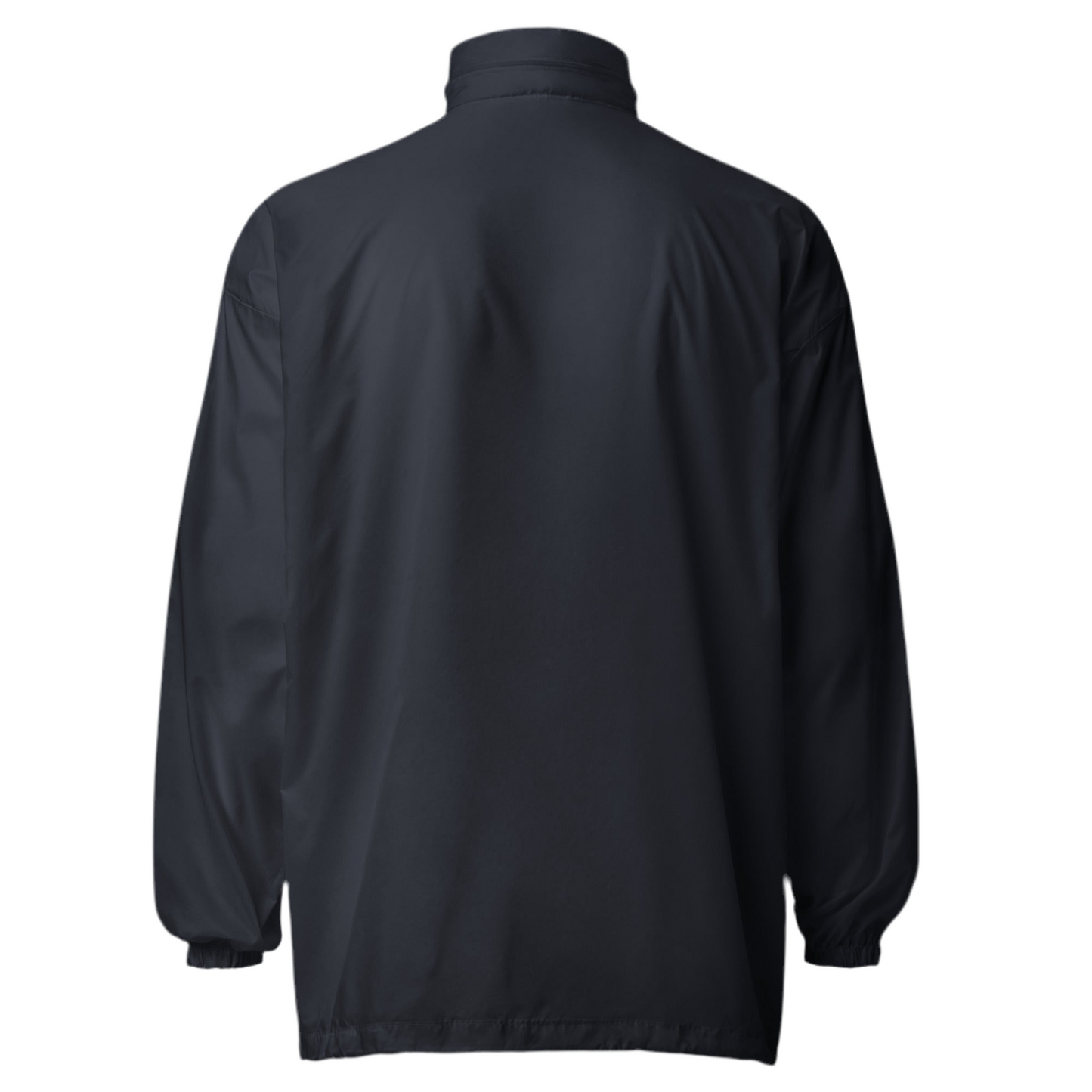 Men’s Waterproof Windbreaker – GOATICON Zip-Up Jacket | Black Nylon Outerwear