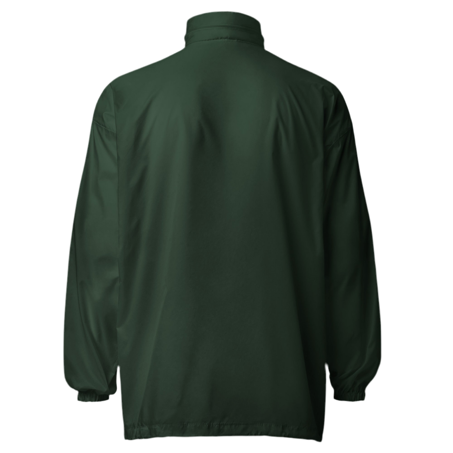 Men’s Waterproof Windbreaker – GOATICON Zip-Up Jacket | Black Nylon Outerwear