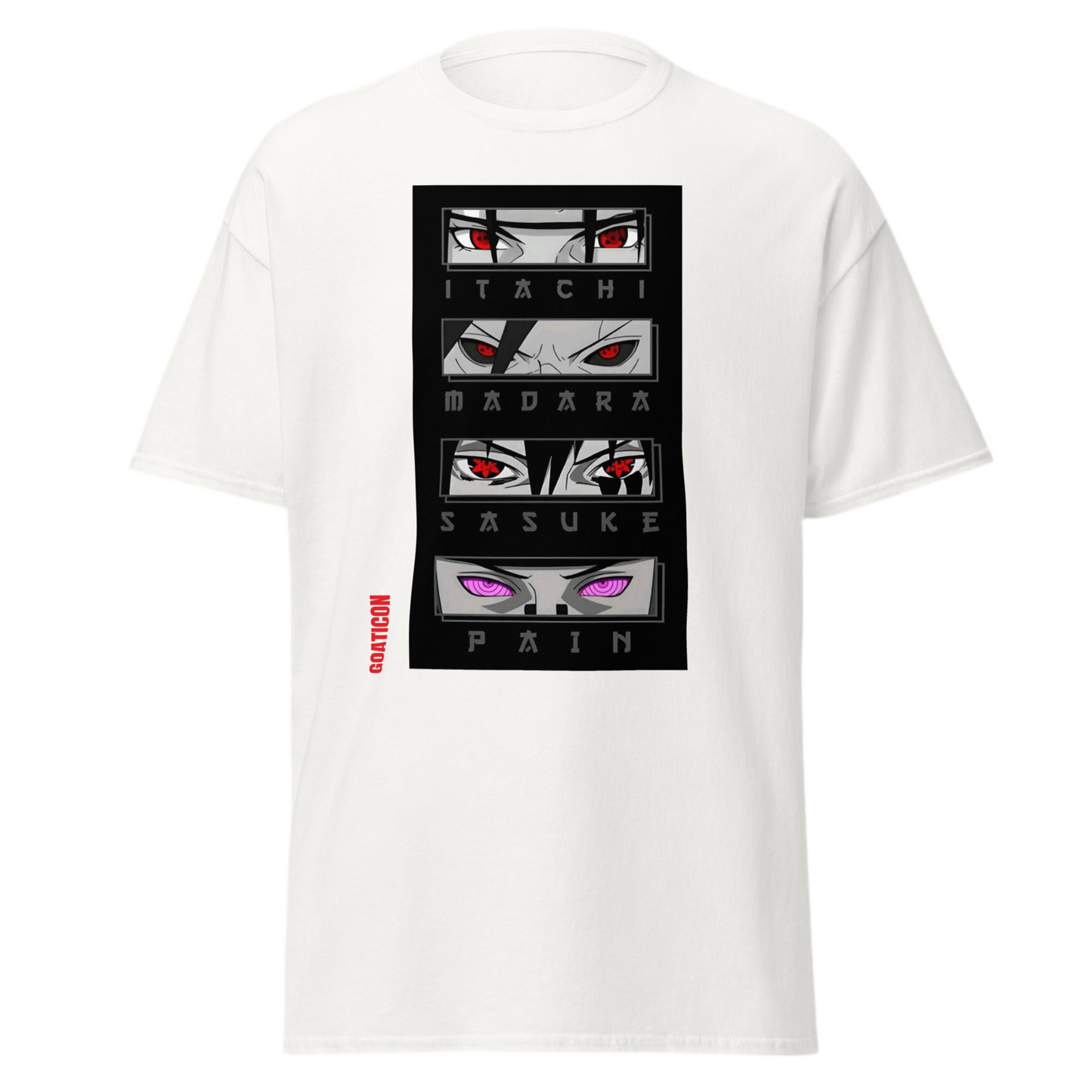 Naruto Uchiha Clan Eye Design T-Shirt – Itachi, Madara, Sasuke, Pain