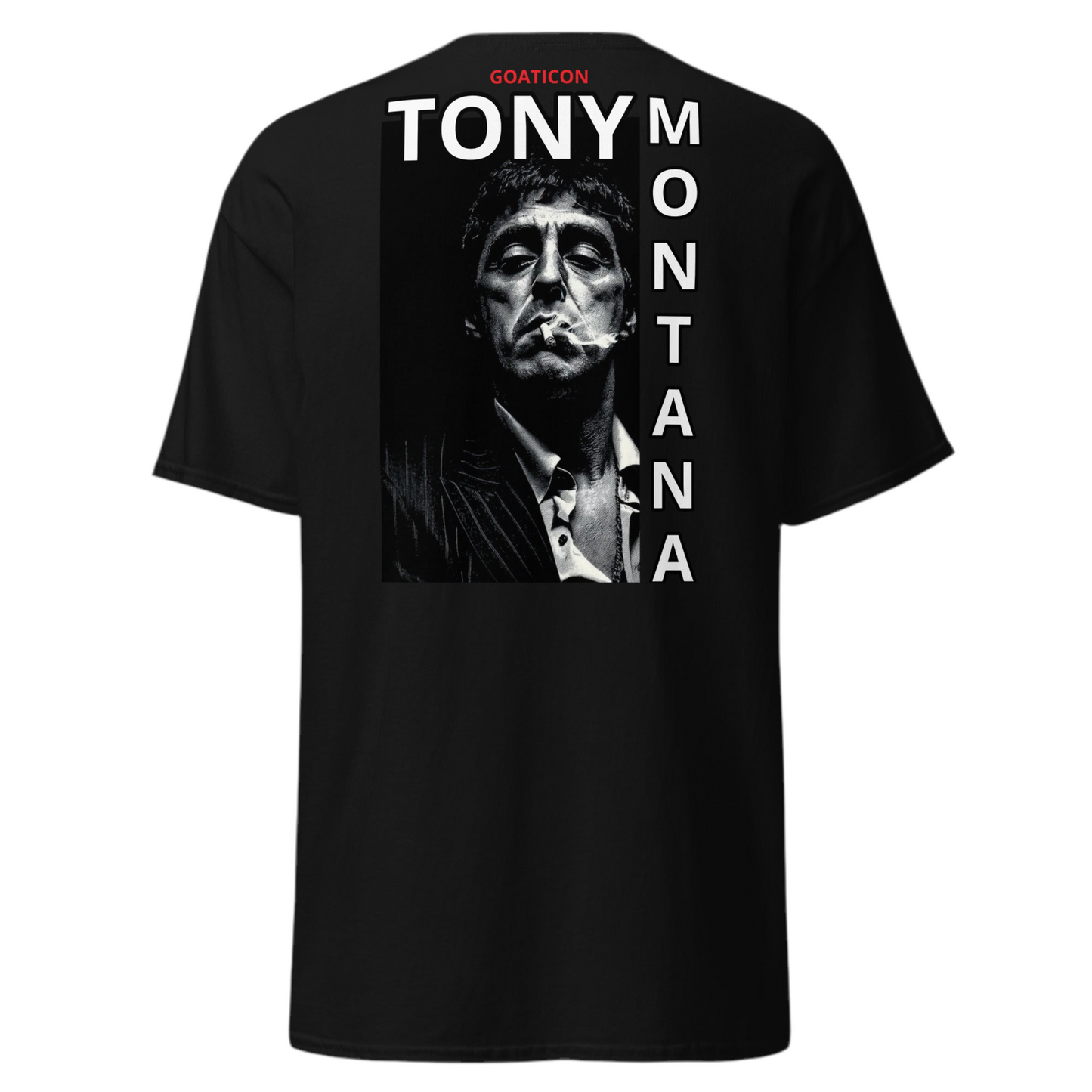 Tony Montana Scarface Graphic T-Shirt – GOATICON Streetwear Tee