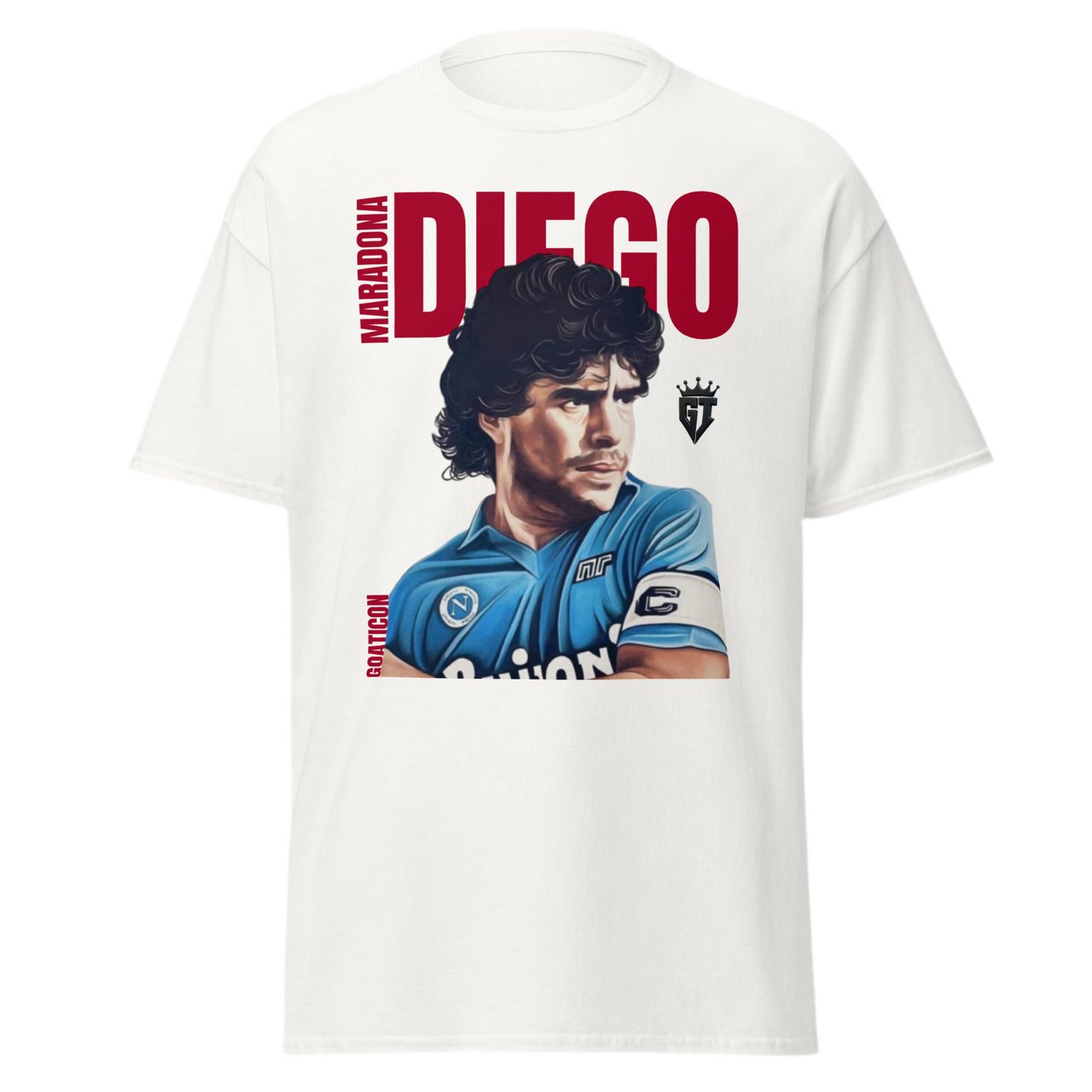 Diego Maradona Retro Napoli T-Shirt – Iconic Football Legend Tee