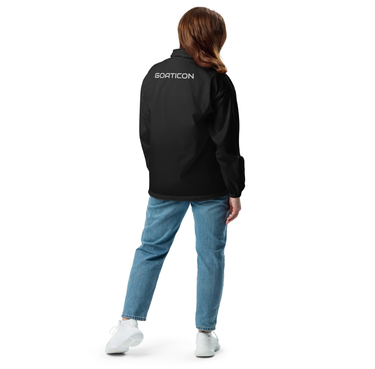 Black Waterproof Windbreaker Jacket – Lightweight, Wind-Resistant, Streetwear Style