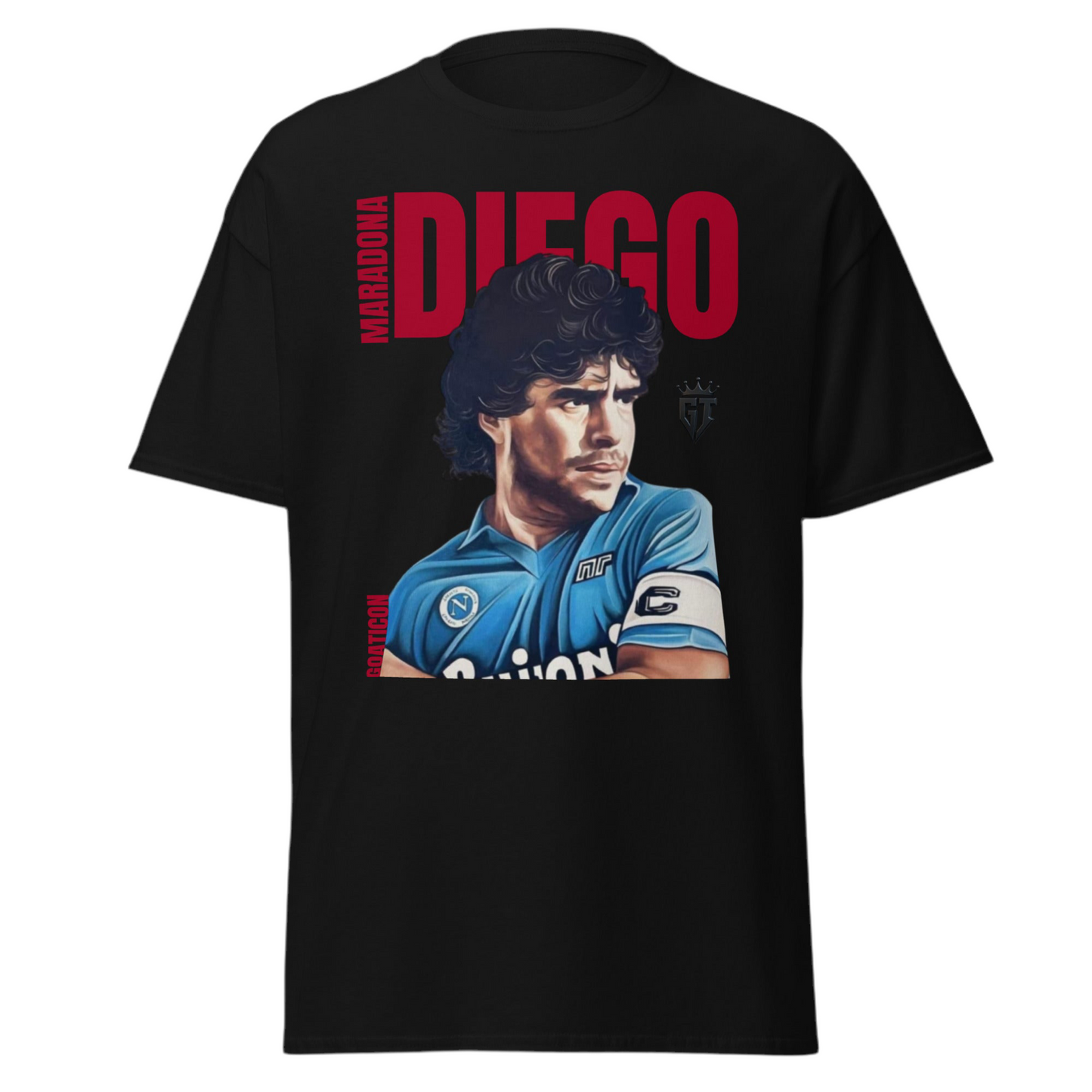 Diego Maradona Retro Napoli T-Shirt – Iconic Football Legend Tee