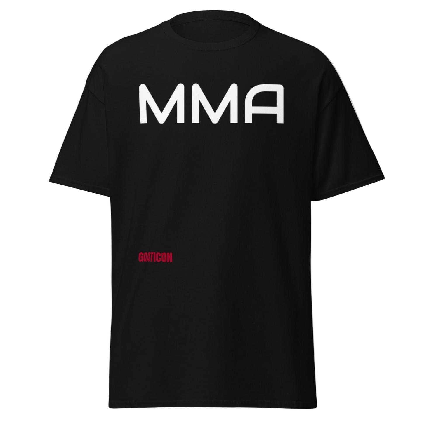 Classic Black MMA Graphic T-Shirt | Fighter Training & Fan Apparel